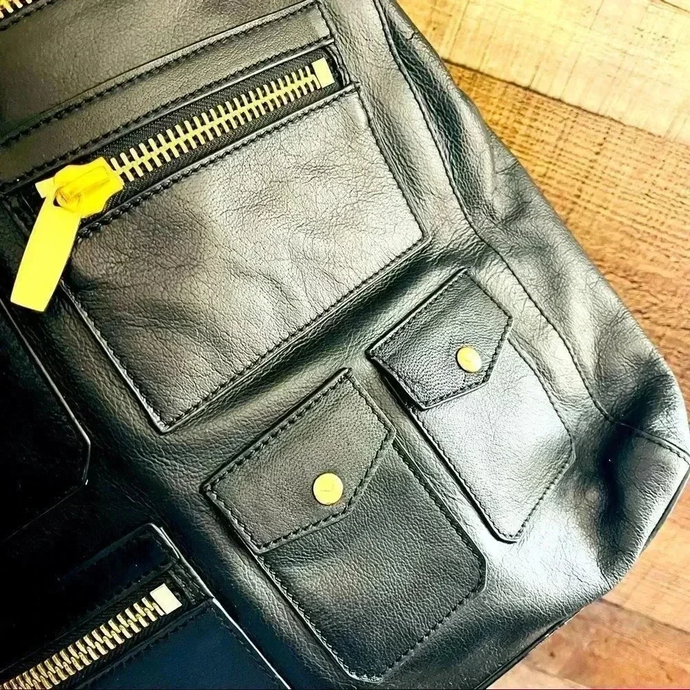 NWOT Via Spiga Leather Laptop/Work Bag